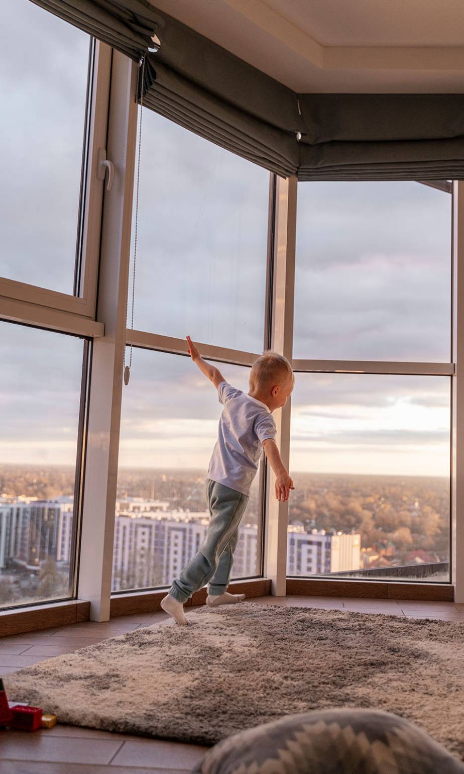 Sistema de ventanas en hogar